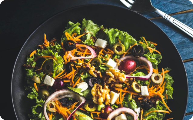 Christmas salad(118 Kcal)