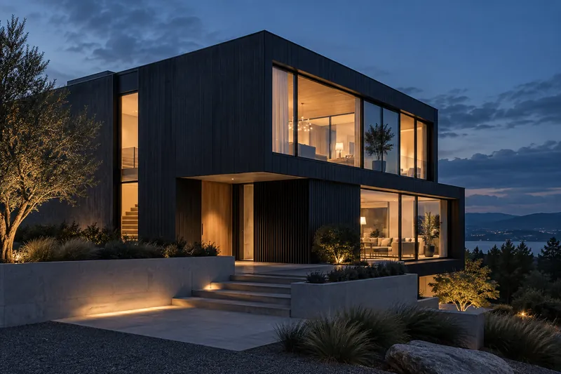 Modern building used as a project example